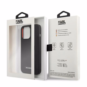 Karl Lagerfeld Silicone Plaque чехол для iPhone 13 Pro / iPhone 13 - чёрный