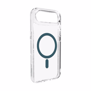 Puro Lite Mag TPU+PC Ümbris Compatible with MagSafe jaoks iPhone 17 Air - Läbipaistev with Turquoise Ring