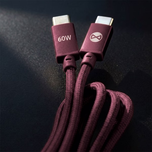 Forever Vibe kaabel USB-C - USB-C 1,0 m 60W bordoopunane