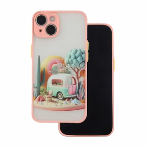 Ultra Trendy чехол iPhone 14 6,1" Travel розовый