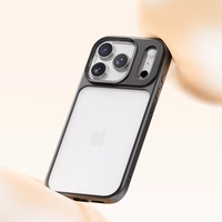 Rock Guard Lens Protection Series Ümbris for Iphone 17 läbipaistev-must