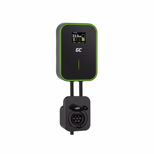 GREEN CELL WALLBOX EV POWERBOX 22KW PISTIKU JA RFID-GA