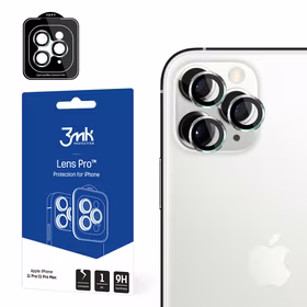 3mk Lens Protection Pro Camera Cover jaoks iPhone 11 Pro / 11 Pro Max - hõbedane