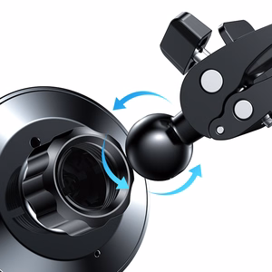 Joyroom Car Magnetic Hoidja Qi Juhtmevaba Inductive Laadija 15W (MagSafe Compatible jaoks iPhone) Must (JR-ZS240)