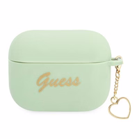 Guess GUAPLSCHSN AirPods Pro kate roheline/roheline Silikoonist Charm Heart Collection
