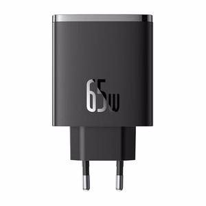 Wall laadija Baseus OS-Cube Pro 2xUSB-C + USB, 65W (must)