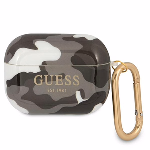 Guess GUAPUCAMG чехол AirPods Pro чёрный/чёрный Camo Collection