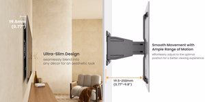 Фиксированное настенное крепление для дисплеев 37"-75"