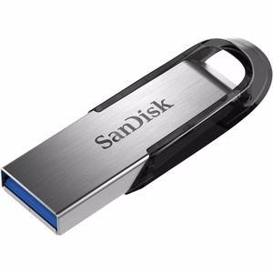 SanDisk Ultra Flair USB mälupulk 128 GB USB Type-A 3.2 Gen 1 must, hõbedane