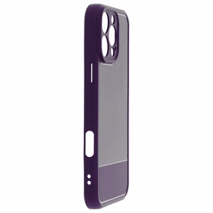 Simple Carbon ümbris jaoks iPhone 16 Pro 6,3" lilla