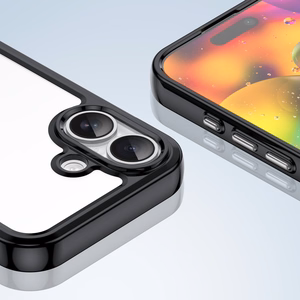 Outer Space iPhone 17 Ümbris - Must Läbipaistev