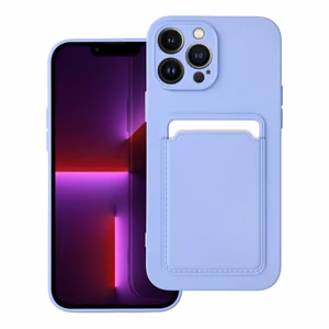 Ümbris jaoks iPhone 13 PRO MAX Card Ümbris lilla