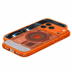 Spigen Ultra Hybrid MagSafe ümbris iPhone 18 Pro / 17 Pro jaoks, oranž