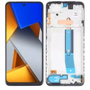 LCD дисплей совместимый с Xiaomi Redmi Note 11 (4G / 6.43'') черный с рамкой HQ