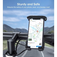 Bike phone hoidja Choetech H067 must