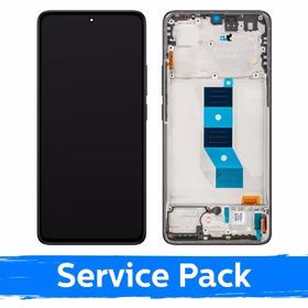 LCD ekraan ühilduv Xiaomi Redmi Note 14 5G / Poco M7 Pro 5G raamiga / kesköömust / (Service Pack)