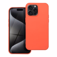 SILICONE case jaoks IPHONE 15 Pro Max peach