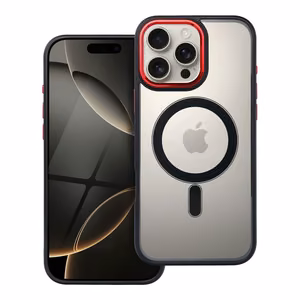 COLOR EDGE MAG COVER Ümbris compatible with MagSafe jaoks IPHONE 16 Pro Max must punane