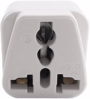 Charging adapter USA/UK/CN-EUR valge
