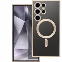 ELECTRO MAG COVER case compatible with MagSafe jaoks SAMSUNG S25 FE kuldne