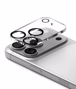 Ringke Camera Full Cover kaamerakaitseklaas, 2 tk komplekt iPhone 18 Pro jaoks, must