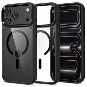 Tech-Protect Magmat MagSafe CC ümbris mudelile iPhone 17 Pro Max / 18 Pro Max – läbipaistev must
