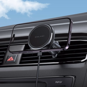 Blavec Car holder BHC-06B 15W magnetic with induction charging and active cooling to air vent (BHC06B-MAVIB) black
