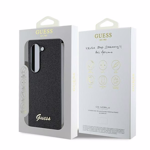 Guess 4G Glitter Script Ümbris jaoks Samsung Galaxy Z Fold 6 - Must