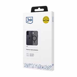 3mk Smoke MagCase jaoks iPhone 17 - Must Semi-Läbipaistev