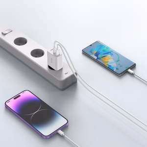 Tech-Protect NC30W laadija 2x USB-C PD 30W / USB-A QC 3.0 - valge