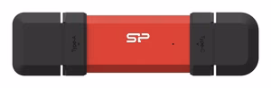 Silicon Power DS72 USB mälupulk 500 GB USB Type-A / USB Type-C 3.2 Gen 2 (3.1 Gen 2) punane