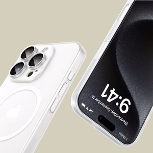 Tech-Protect MagSlim MagSafe Ümbris jaoks iPhone 16 Pro - Valge