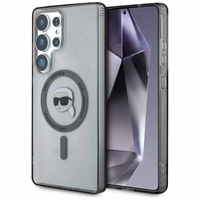 KARL LAGERFELD ümbris jaoks SAMSUNG S25 Ultra KLHMS25LHLSKIK (Magnetic IML Metal K. Heads) must