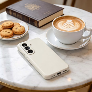 Чехол Tech-Protect Silicone MagSafe для Samsung Galaxy S26+ бежевый