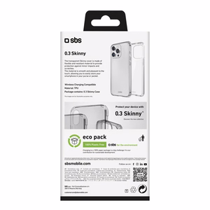 SBS Skinny ümbris iPhone 16 Pro Max - läbipaistev