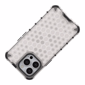 Honeycomb Case броневой чехол с TPU бампером для iPhone 13 Pro зелёный