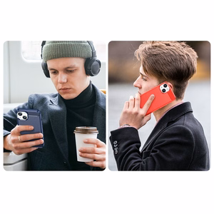 Carbon Case iPhone 14 ümbris paindlik geel tagakate sinine