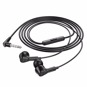 Słuchawki przewodowe douszne Jack 3,5 mm Hoco M102 czarne