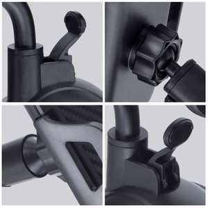 Car phone holder Forcell F-Grip Carbon Bracket arm 17cm windshield black