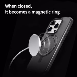 Rock Rotating Alus Soft Touch Series Magnetic jaoks Iphone 16 Pro Max kuldne