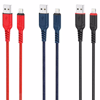 Kaabel USB A to Lightning Hoco 2,4A 3 m X59 must