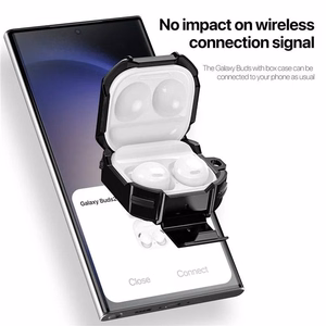 DUX DUCIS SECG - protective ümbris jaoks Samsung Galaxy Buds Live/Buds PRO/Buds2/Buds2 Pro Ümbris must