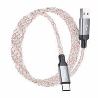 Kaabel USB A to USB C Hoco 3A 1 m U112 hall
