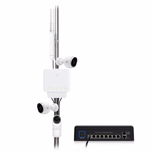 UBIQUITI USW-Flex Коммутатор 5xGbE PoE 5 портов 15.4 Вт