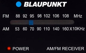 Blaupunkt PR4WH raadio, hall
