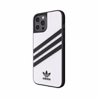 Adidas OR Moulded Ümbris PU jaoks iPhone 12 Pro Max - valge/must
