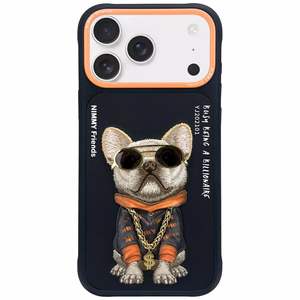 NIMMY ümbris GLASSES COOL DOG jaoks IPHONE 17 Pro must