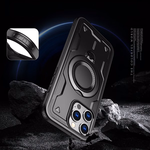 Чехол Hybrid Armor Trendy с MagSafe для iPhone 16 Pro - чёрный