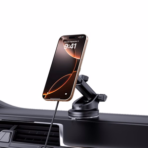 Tech-Protect MM15W-V7 QI2 Car Hoidja koos Induktiivne Laadija - must