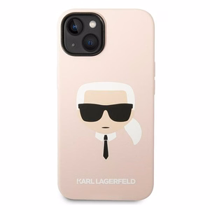 Karl Lagerfeld KLHCP14MSLKHLP iPhone 14 Plus 6.7 "hardcase roosa / roosa Silicone Karl's Head